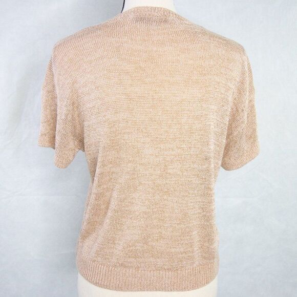 New! Loft Shimmer Dolman Sweater Tee, color:‎ Rose Gold - Picture 5 of 16